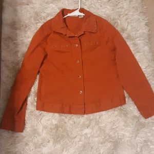 Orange Jean Jacket